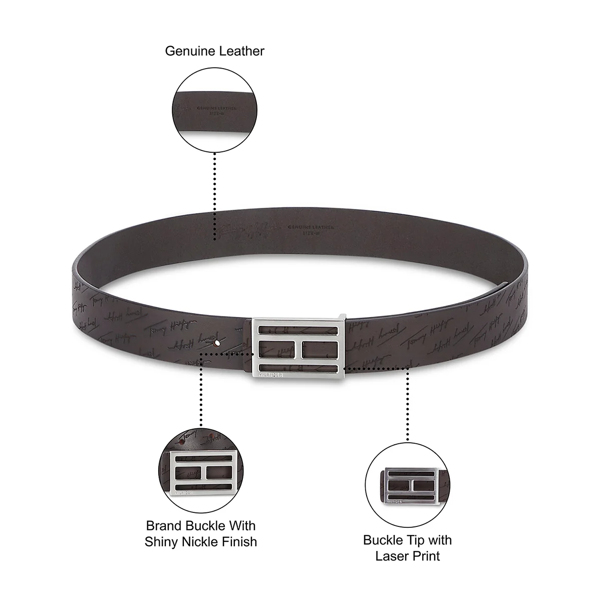 Tommy Hilfiger Ettore Men's Leather Belt - Image 12