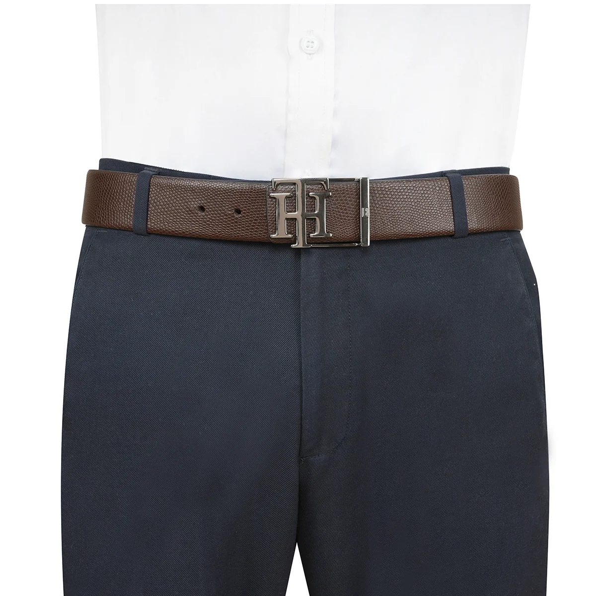 Tommy Hilfiger Farum Men's Reversible Leather Belt - Image 8