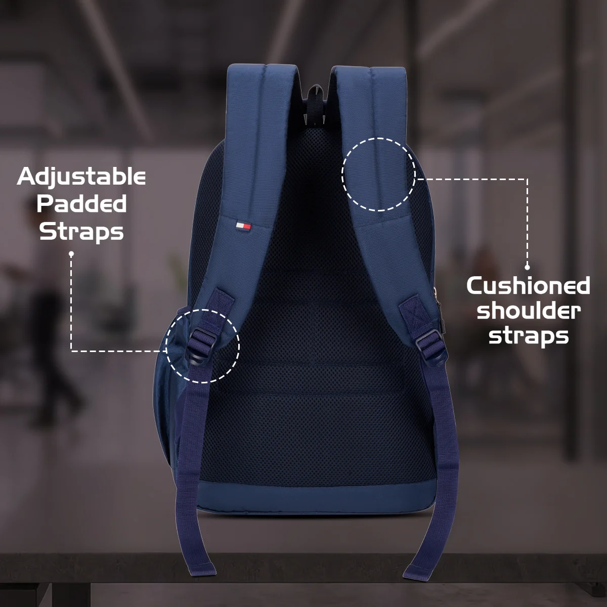 Tommy Hilfiger Fernlay Unisex Polyester Laptop Backpack - Image 5
