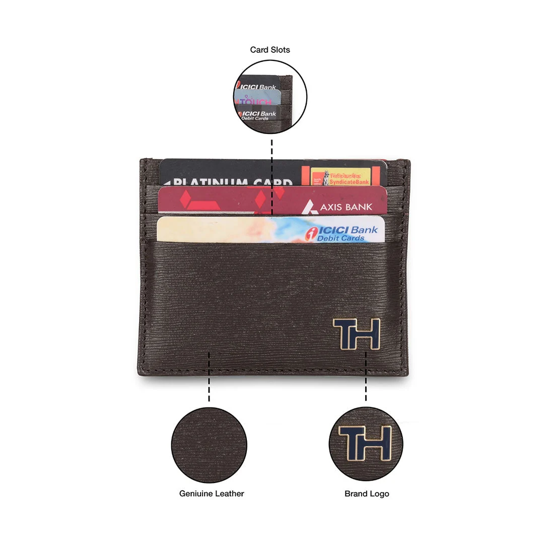 Tommy Hilfiger Finn Men's Leather Card Holder - Image 4