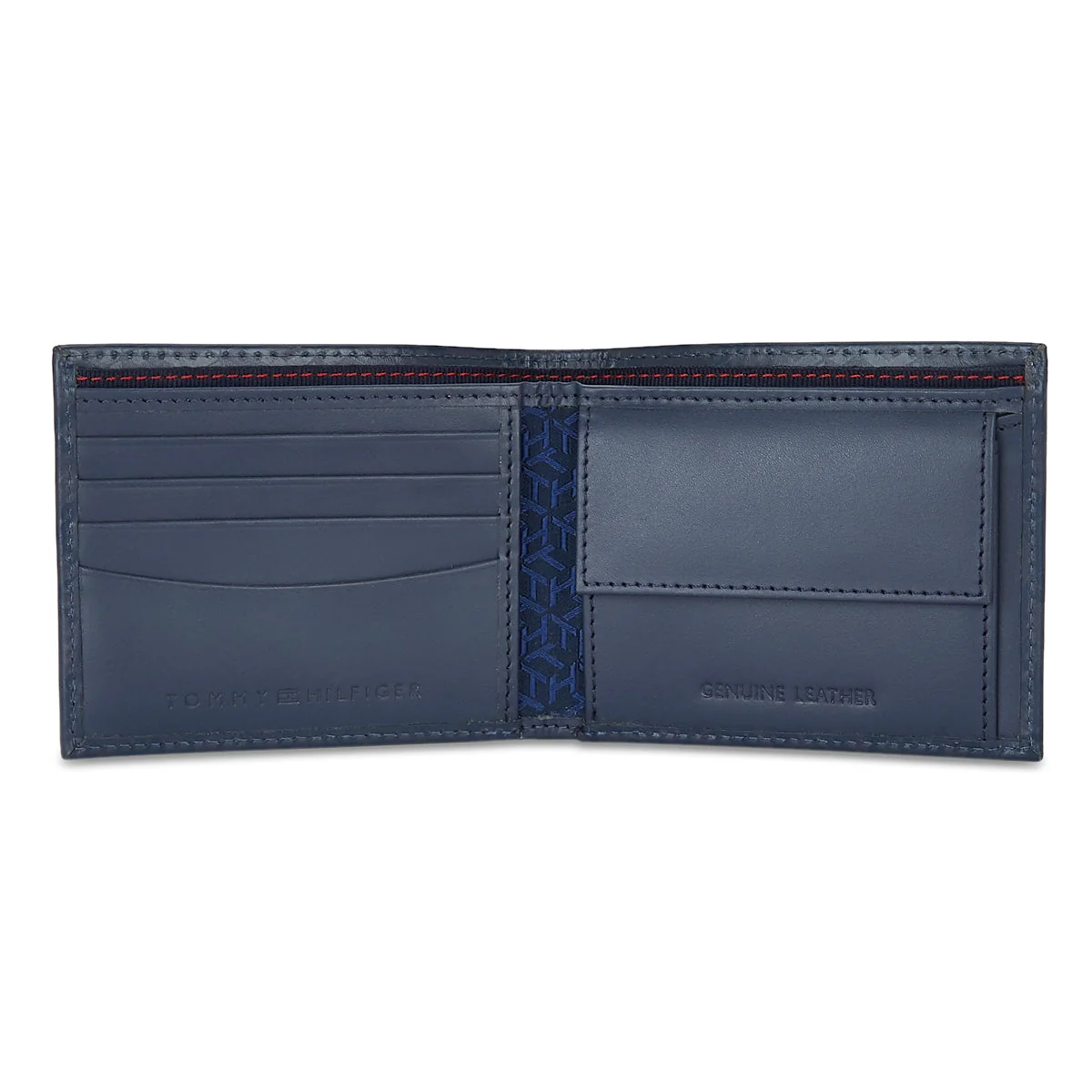 Tommy Hilfiger Franco Printed Men's Leather Global Coin Wallet-Black - Image 11
