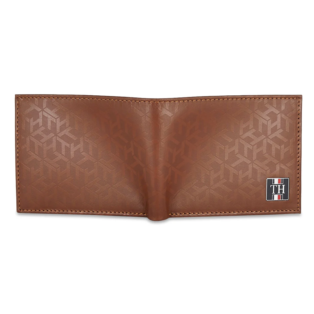 Tommy Hilfiger Franco Printed Men's Leather Global Coin Wallet-Black - Image 19