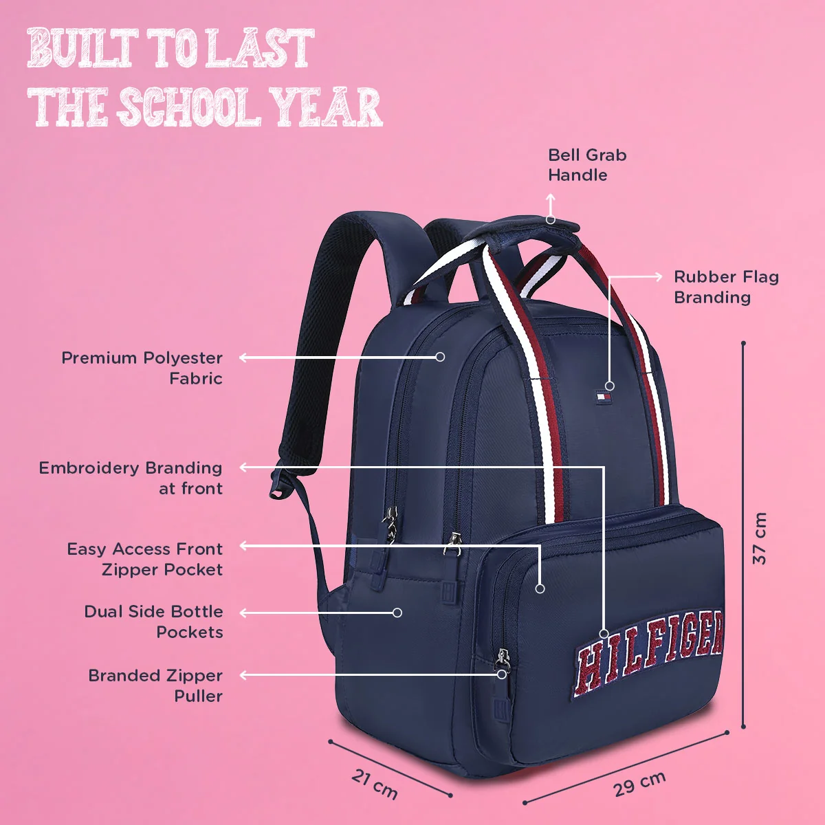 Tommy Hilfiger Giggle Non Laptop Backpack - Image 4