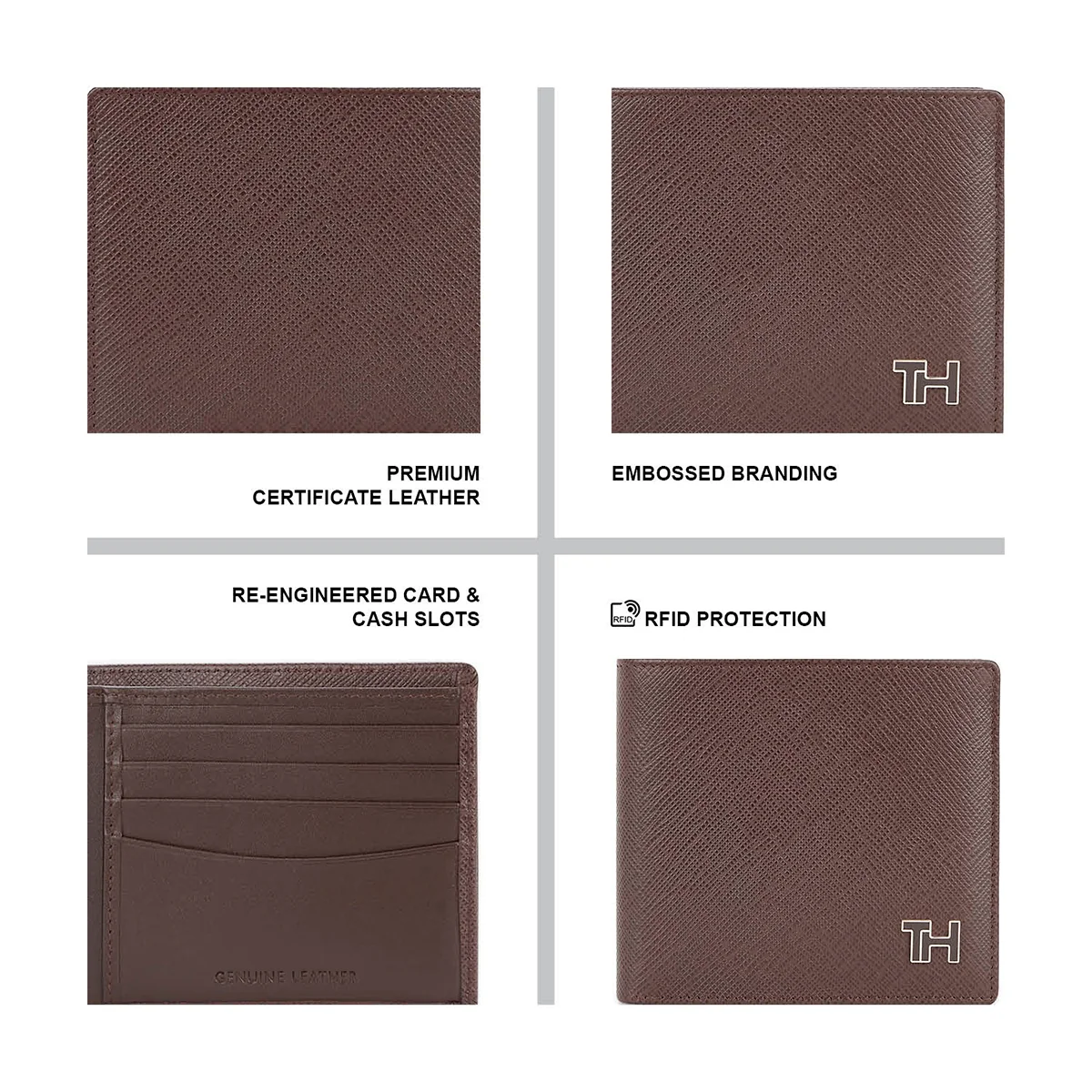 Tommy Hilfiger Grimstad Men's Leather Wallet - Image 4