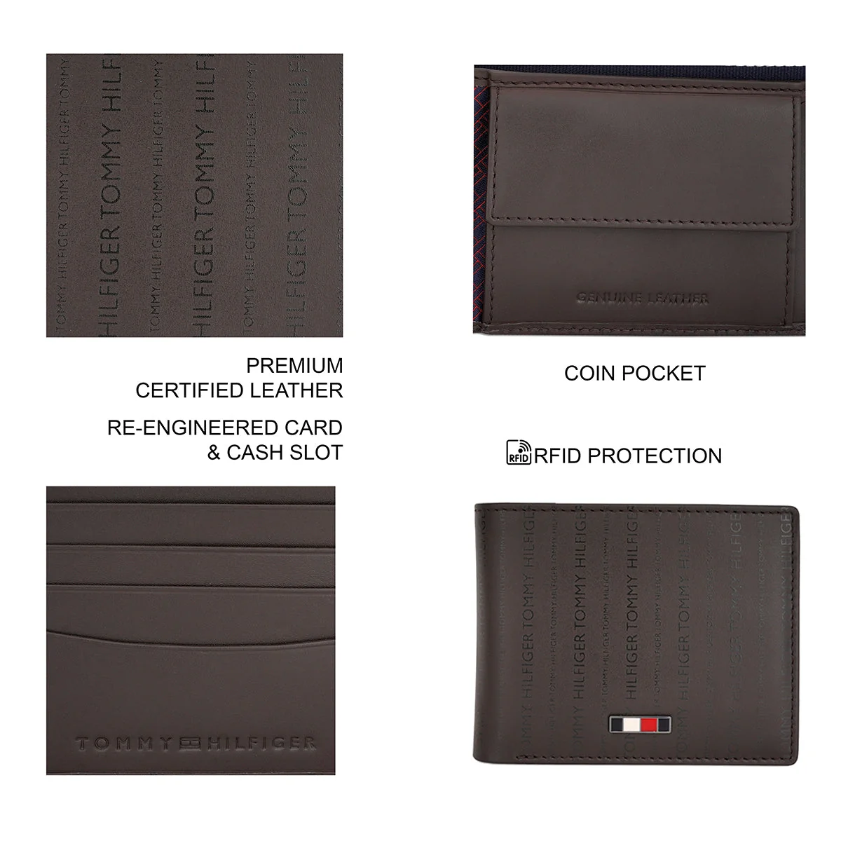 Tommy Hilfiger Hilbert Men’s Global Coin Wallet - Image 4