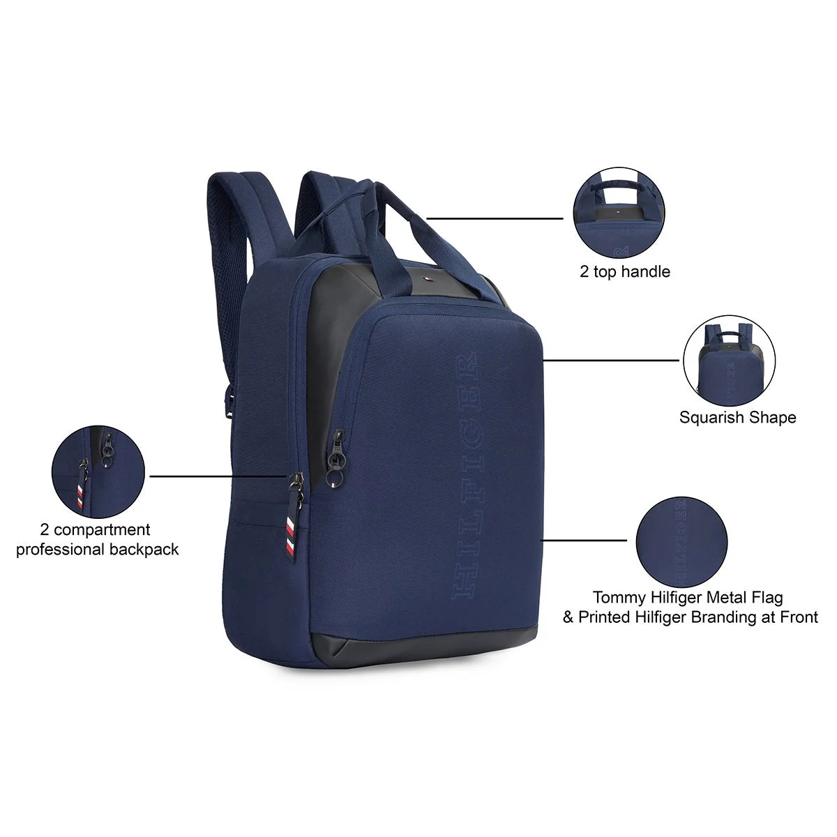 Tommy Hilfiger Hornet Laptop Backpack - Image 4