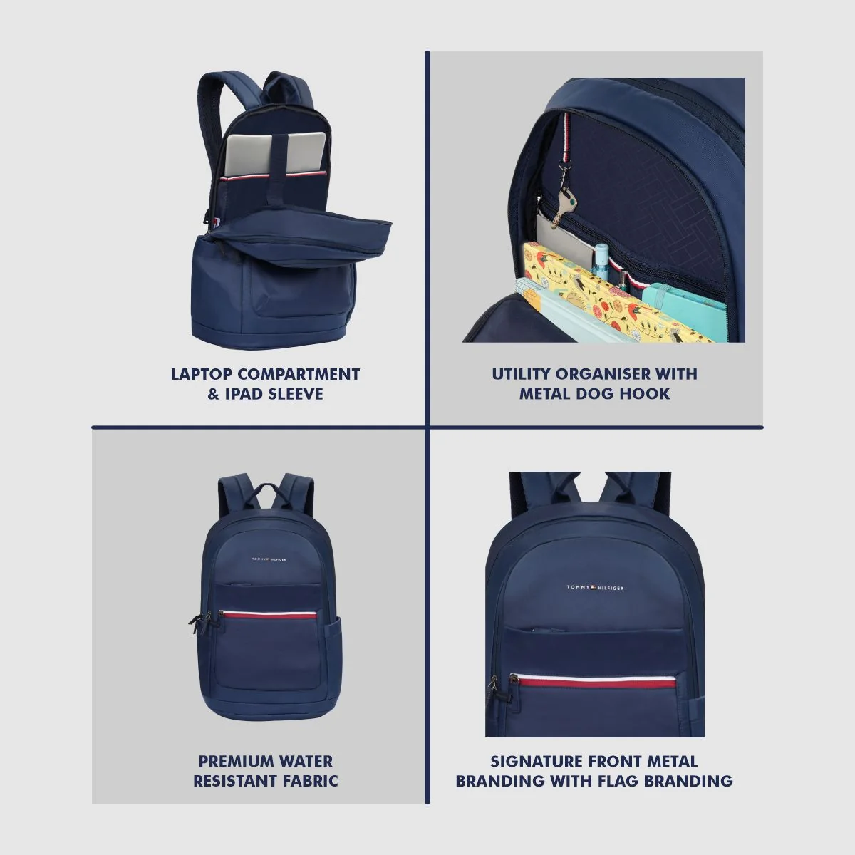 Tommy Hilfiger Hubbard Laptop Backpack - Image 4