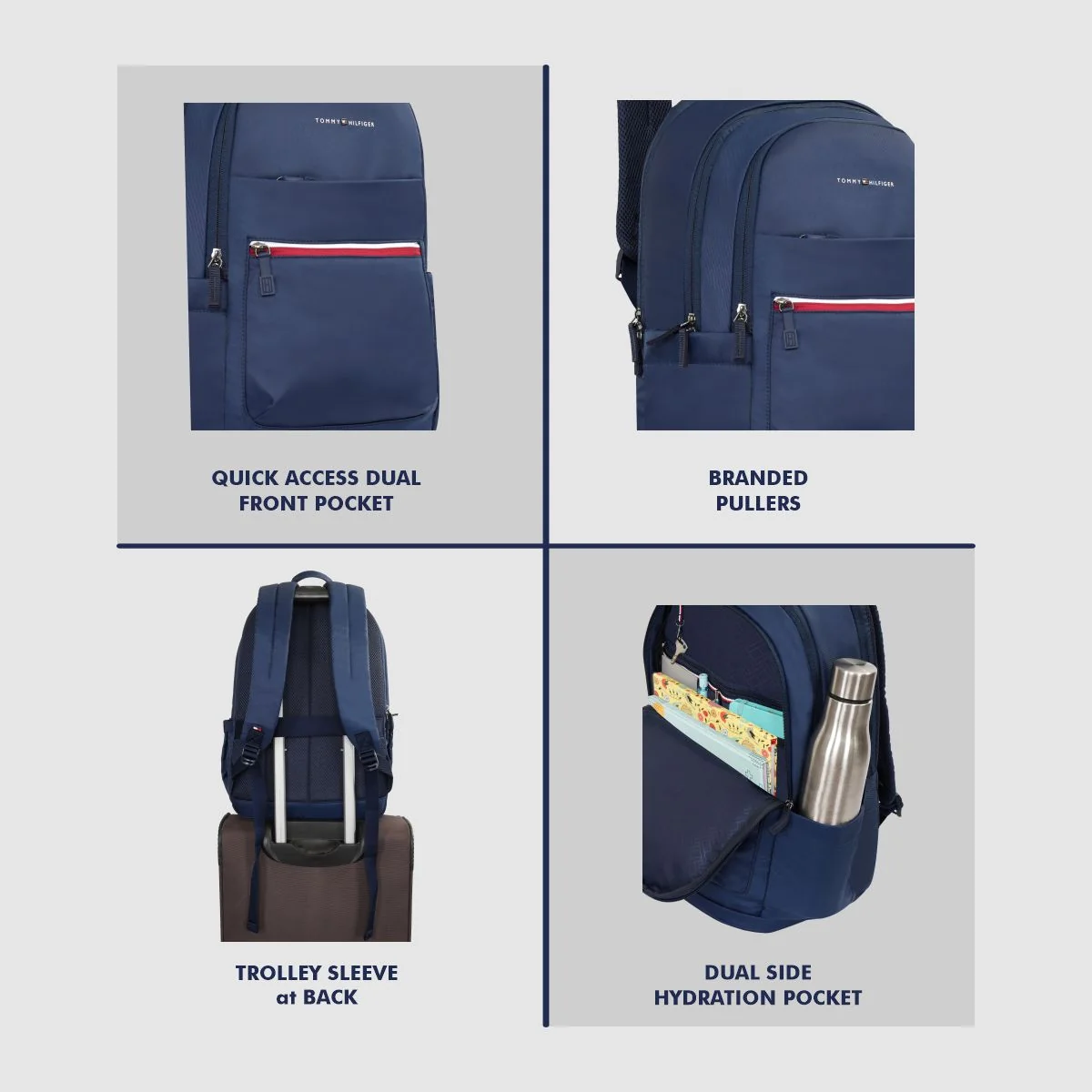 Tommy Hilfiger Hubbard Laptop Backpack - Image 5
