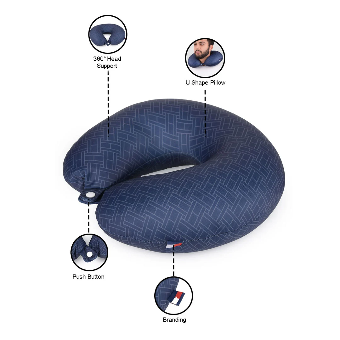 Tommy Hilfiger Jaycee Unisex Poly Cotton Memory Pillow - Image 4
