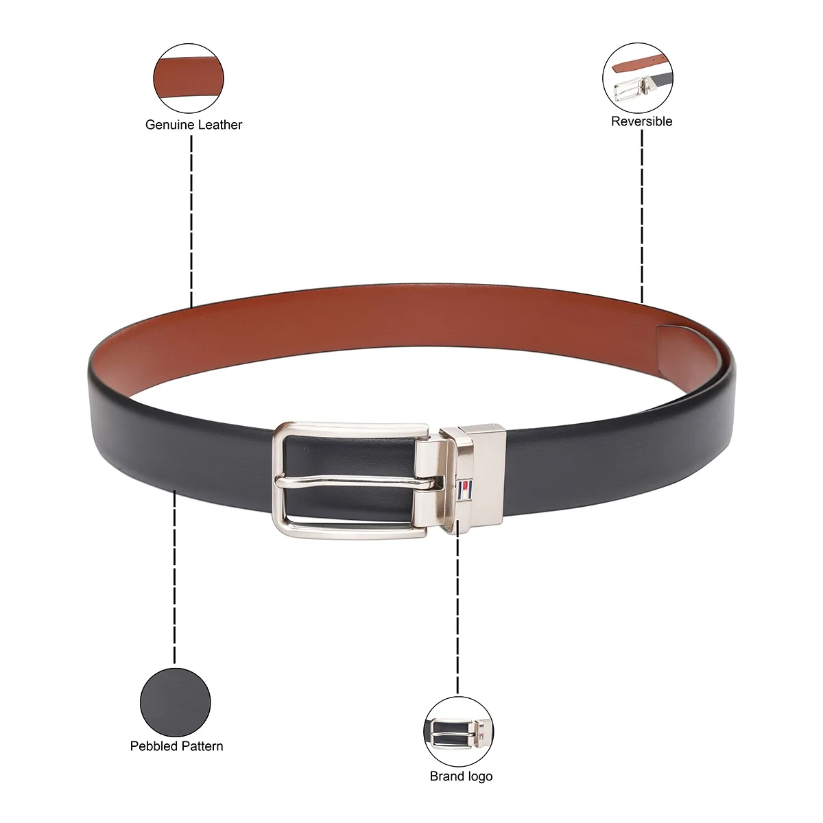 Tommy Hilfiger Jonava Non Reversible Belt - Image 4