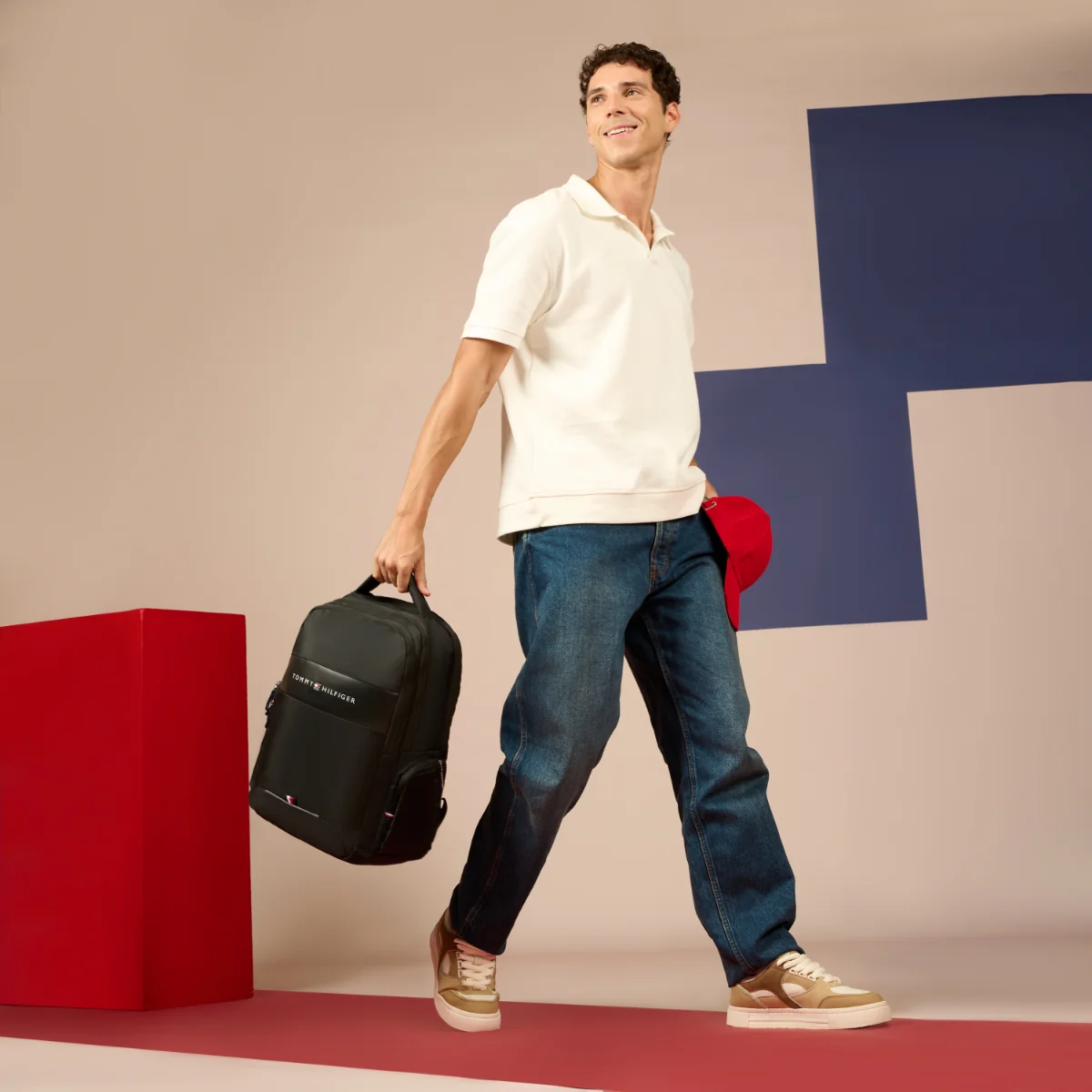 Tommy Hilfiger Joshua Unisex Polyester Laptop Backpack - Image 2