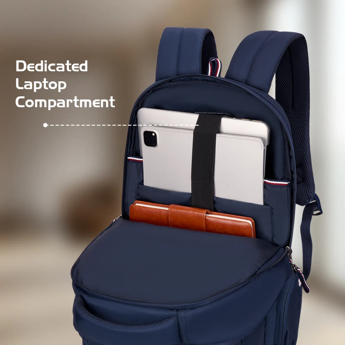 Tommy Hilfiger Joshua Unisex Polyester Laptop Backpack - Image 4