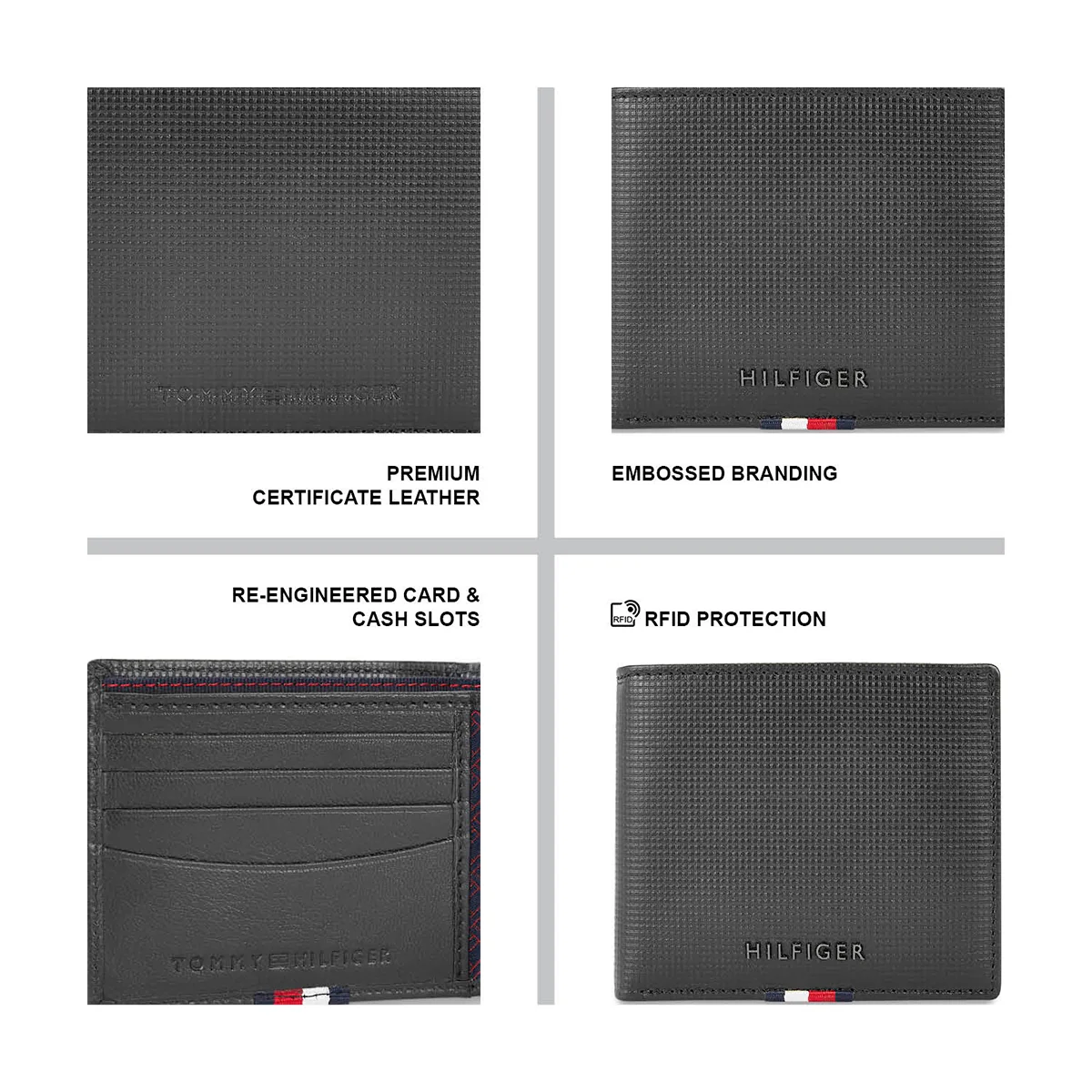 Tommy Hilfiger Kassel Men's Leather Wallet - Image 4