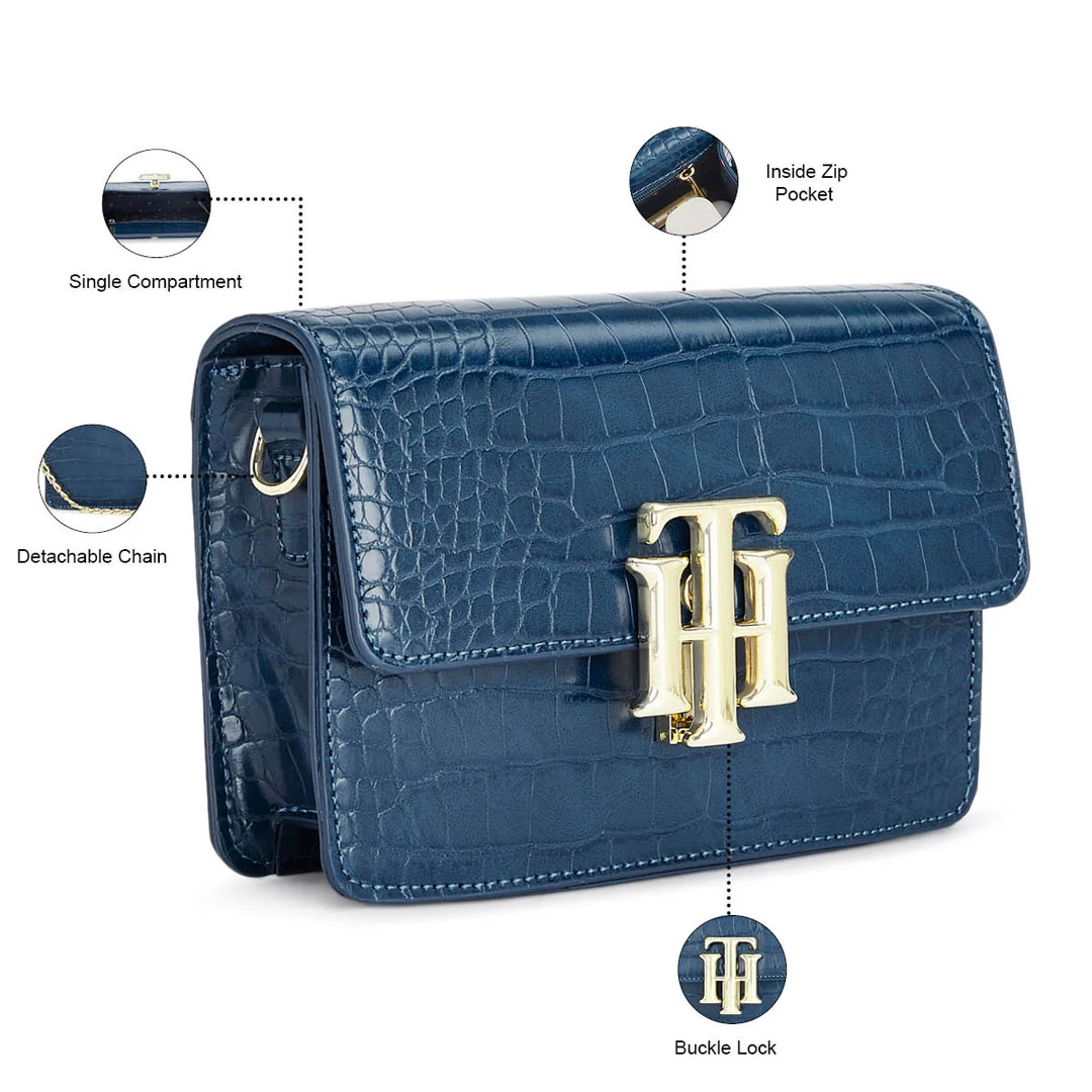 Tommy Hilfiger Katelyn Plus Cactus Textured Women's Vegan Leather Sling - Image 4