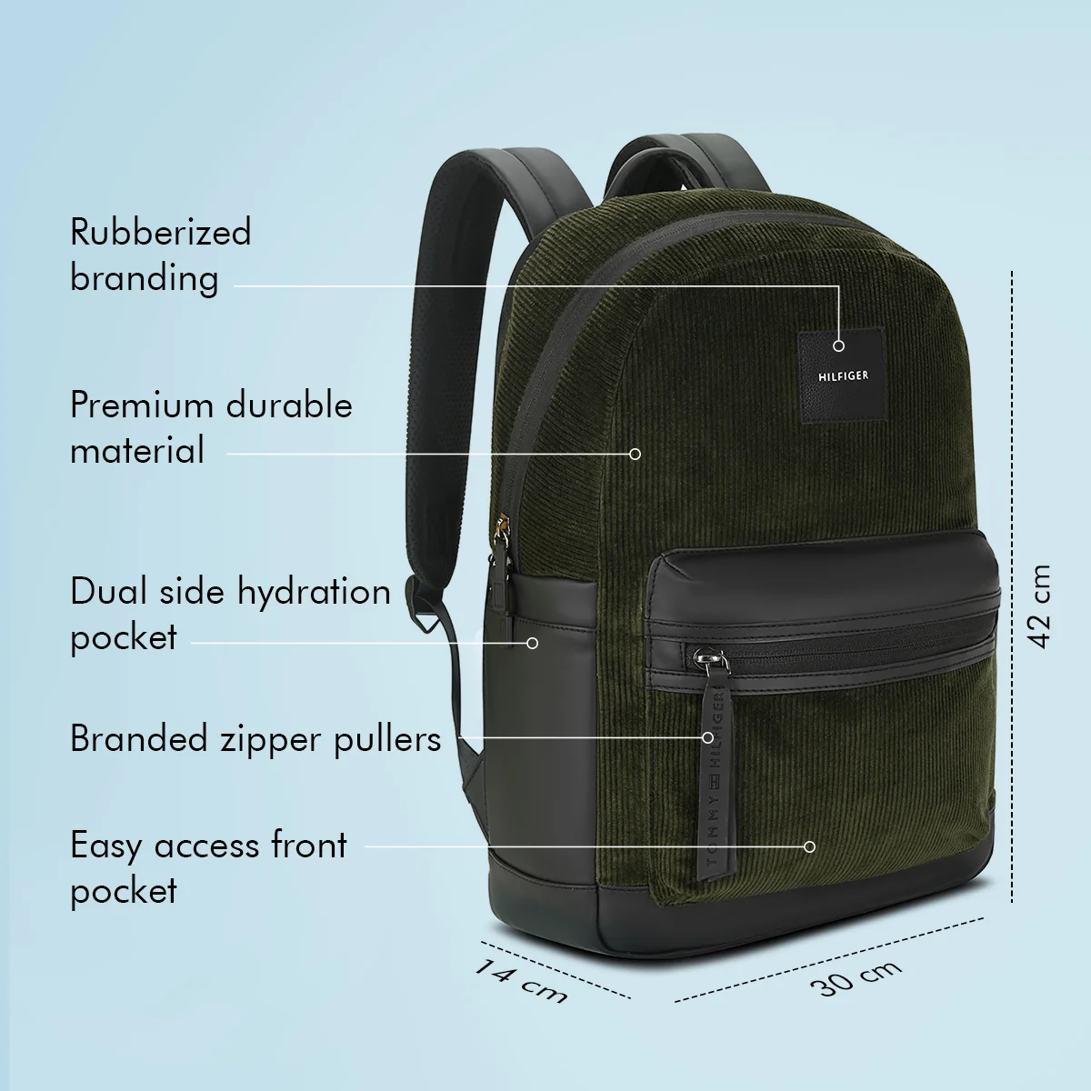 Tommy Hilfiger Kenny Laptop Backpack - Image 3