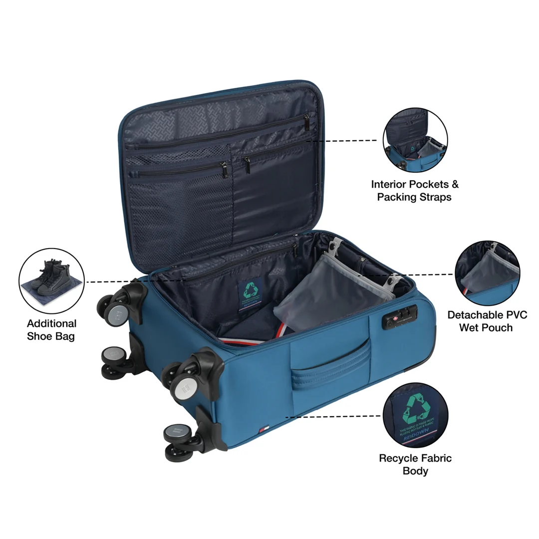 Tommy Hilfiger Kingsville #GoGreen Soft Luggage - Image 6