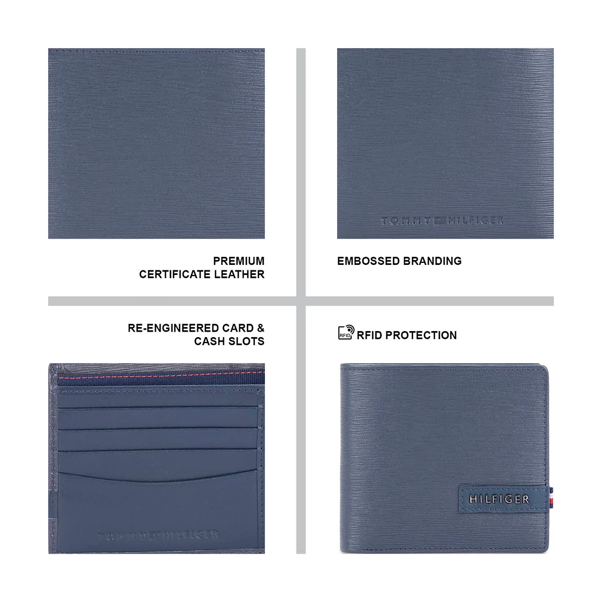 Tommy Hilfiger Kongsvinger Men's Leather Wallet - Image 4