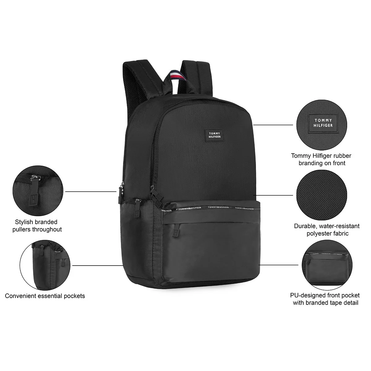 Tommy Hilfiger Lovington Laptop Backpack - Image 3