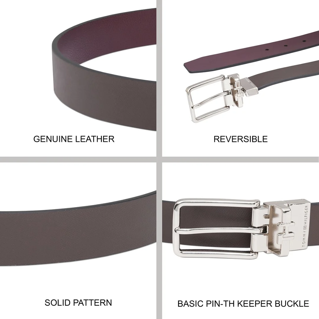Tommy Hilfiger Malmok Men's Reversible Belt - Image 4