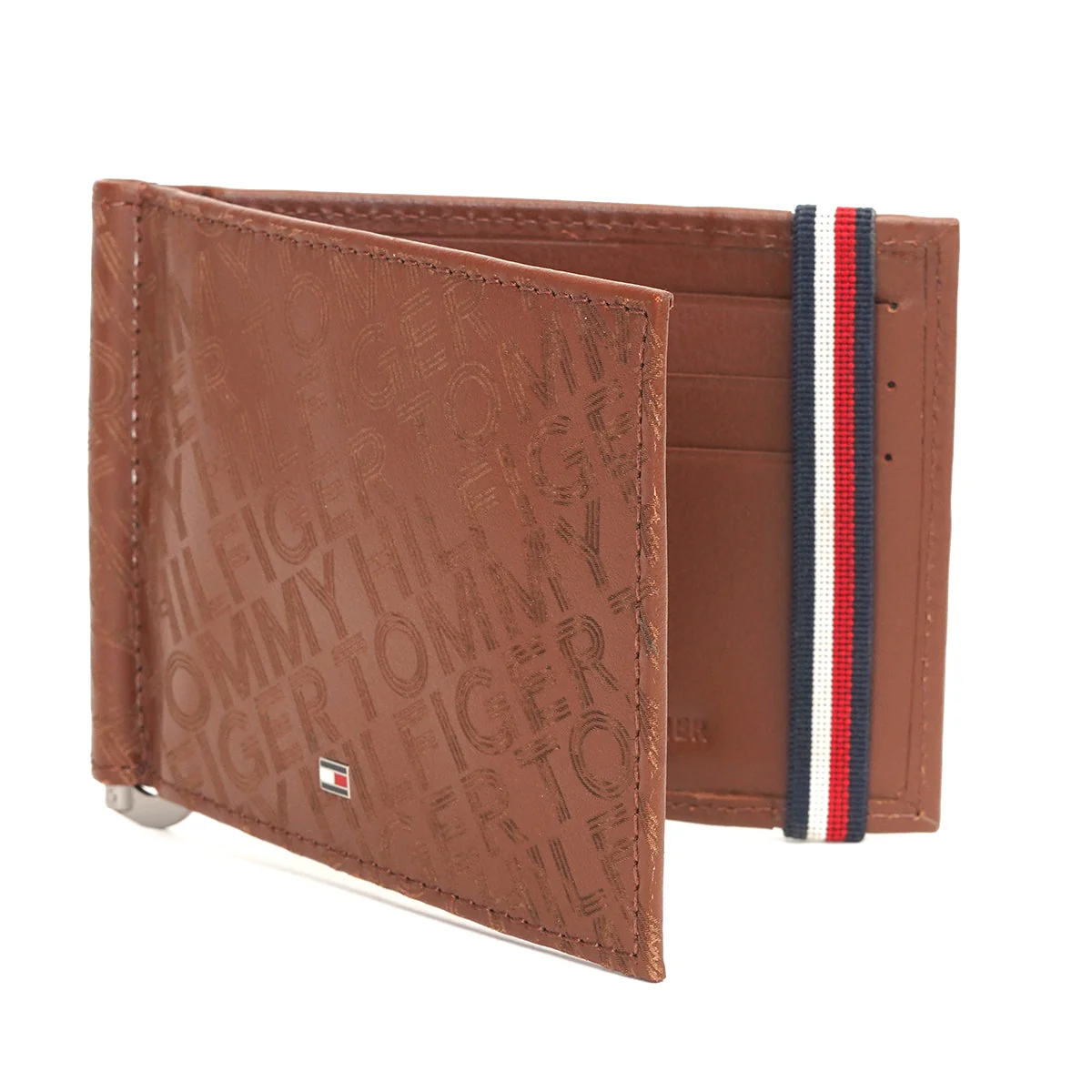 Tommy Hilfiger Maxx Moneyclip Men's Printed Leather Wallet - Image 10