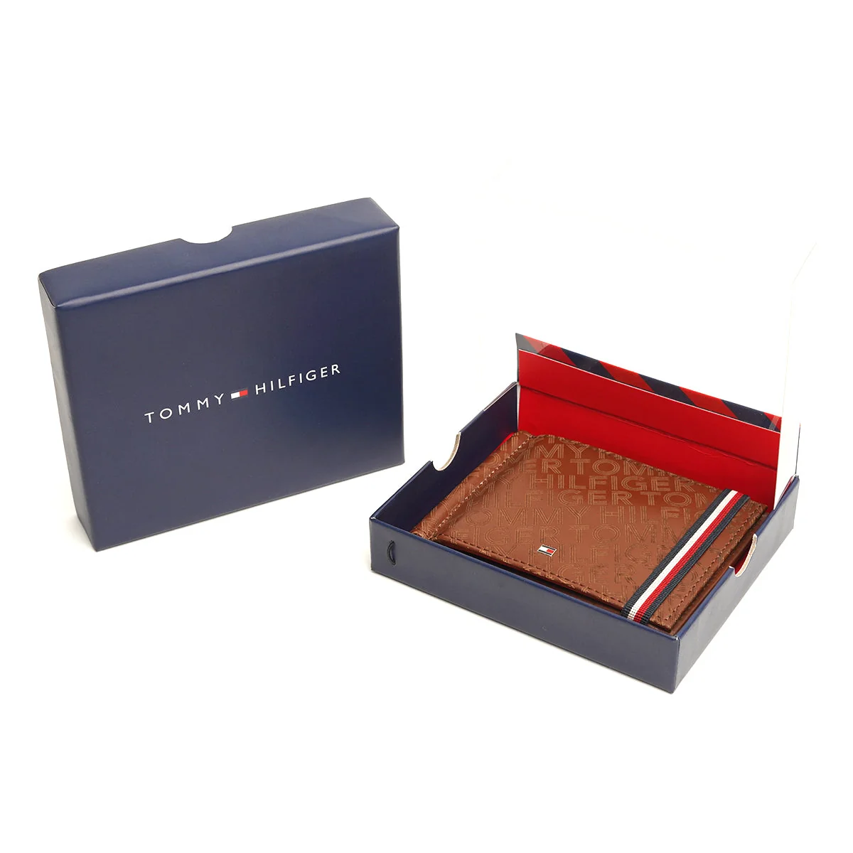 Tommy Hilfiger Maxx Moneyclip Men's Printed Leather Wallet - Image 12