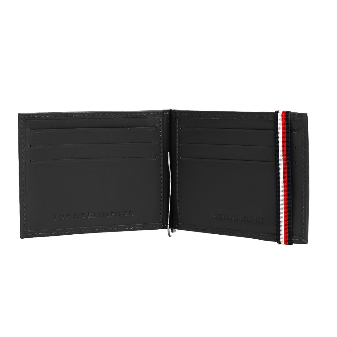 Tommy Hilfiger Maxx Moneyclip Men's Printed Leather Wallet - Image 2