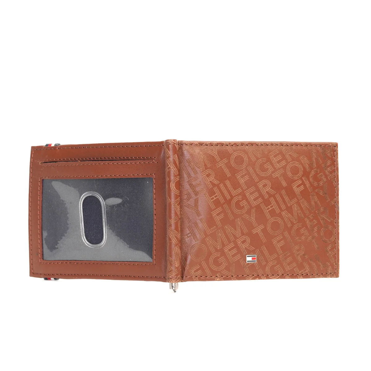Tommy Hilfiger Maxx Moneyclip Men's Printed Leather Wallet - Image 9