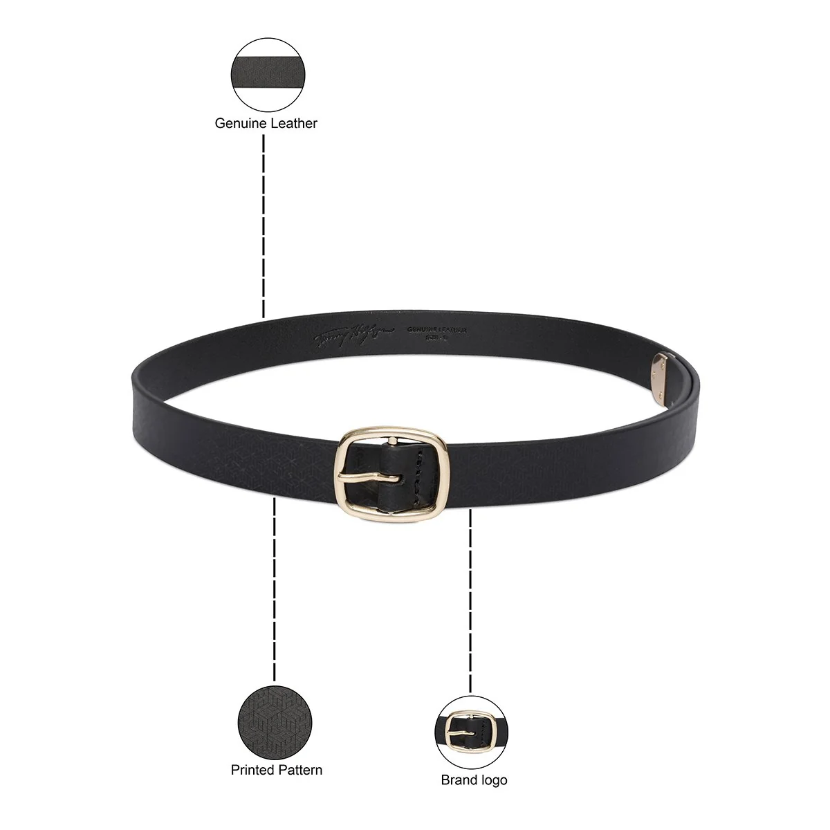 Tommy Hilfiger Michi Women's Non Reversible Belt - Image 4