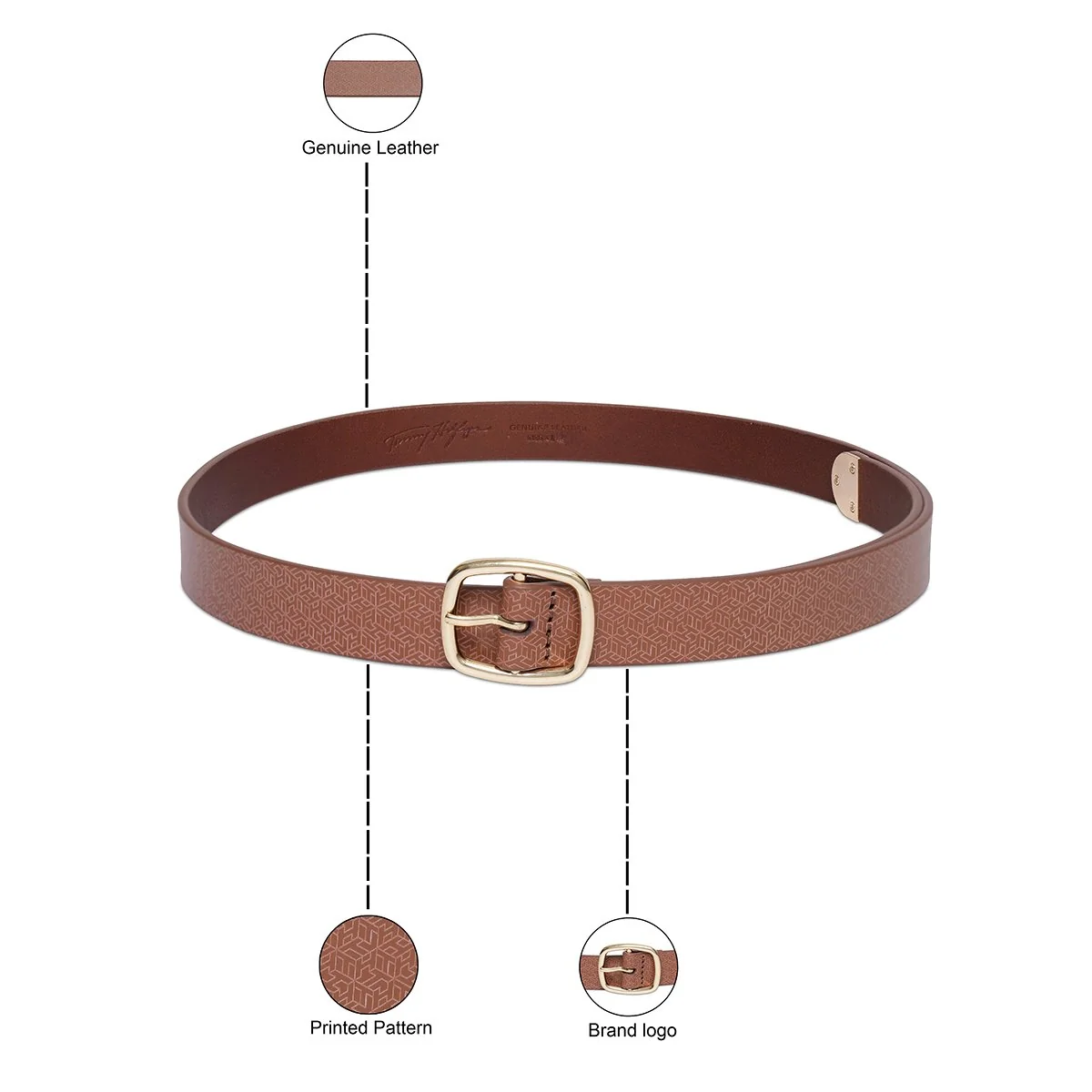 Tommy Hilfiger Michi Women's Non Reversible Belt - Image 4