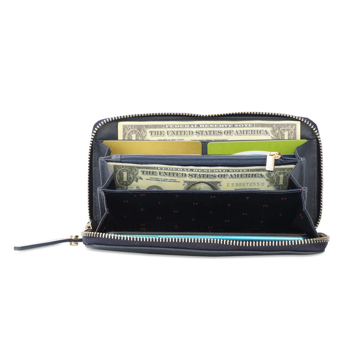 Tommy Hilfiger Miley Women's Leather Zip Around Wallet - Image 11