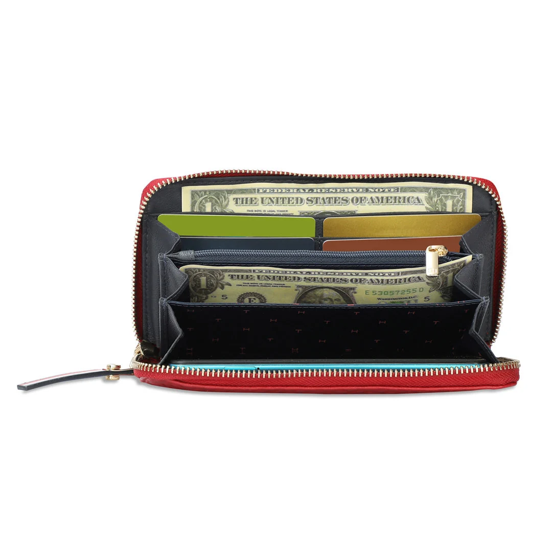 Tommy Hilfiger Miley Women's Leather Zip Around Wallet - Image 14