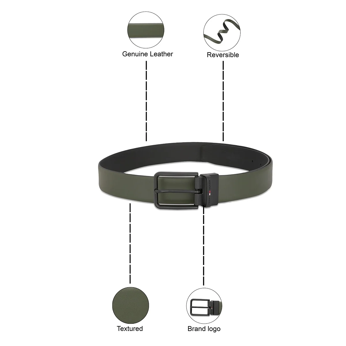 Tommy Hilfiger Millville Reversible Belt - Image 7