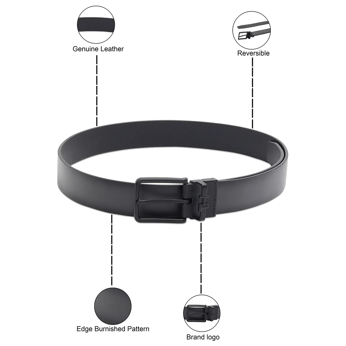 Tommy Hilfiger Odesa Men's Reversible Belt - Image 4