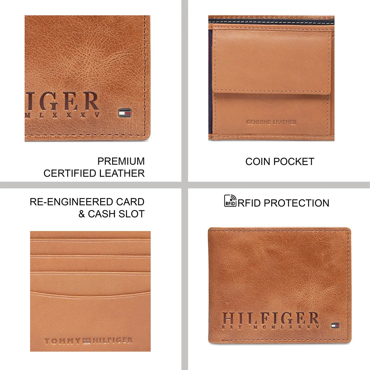 Tommy Hilfiger Orkney Men's Multicard Coin Wallet - Image 8