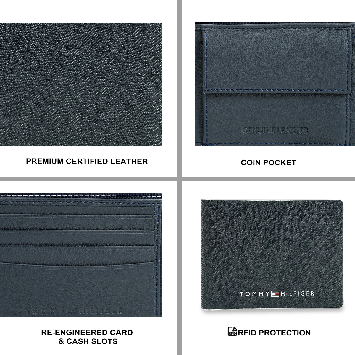 Tommy Hilfiger Osun Men's Global Coin Wallet - Image 7