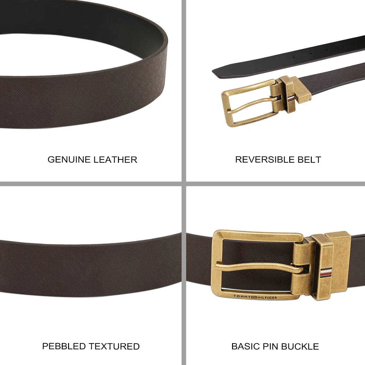 Tommy Hilfiger Otterup Men's Reversible Belt - Image 8