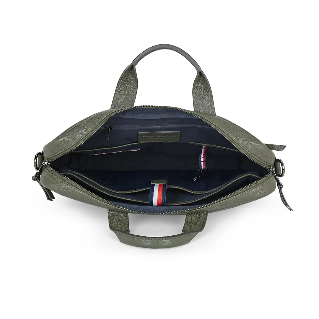 Tommy Hilfiger Premium Leather Line Hampshire Business Case - Image 5