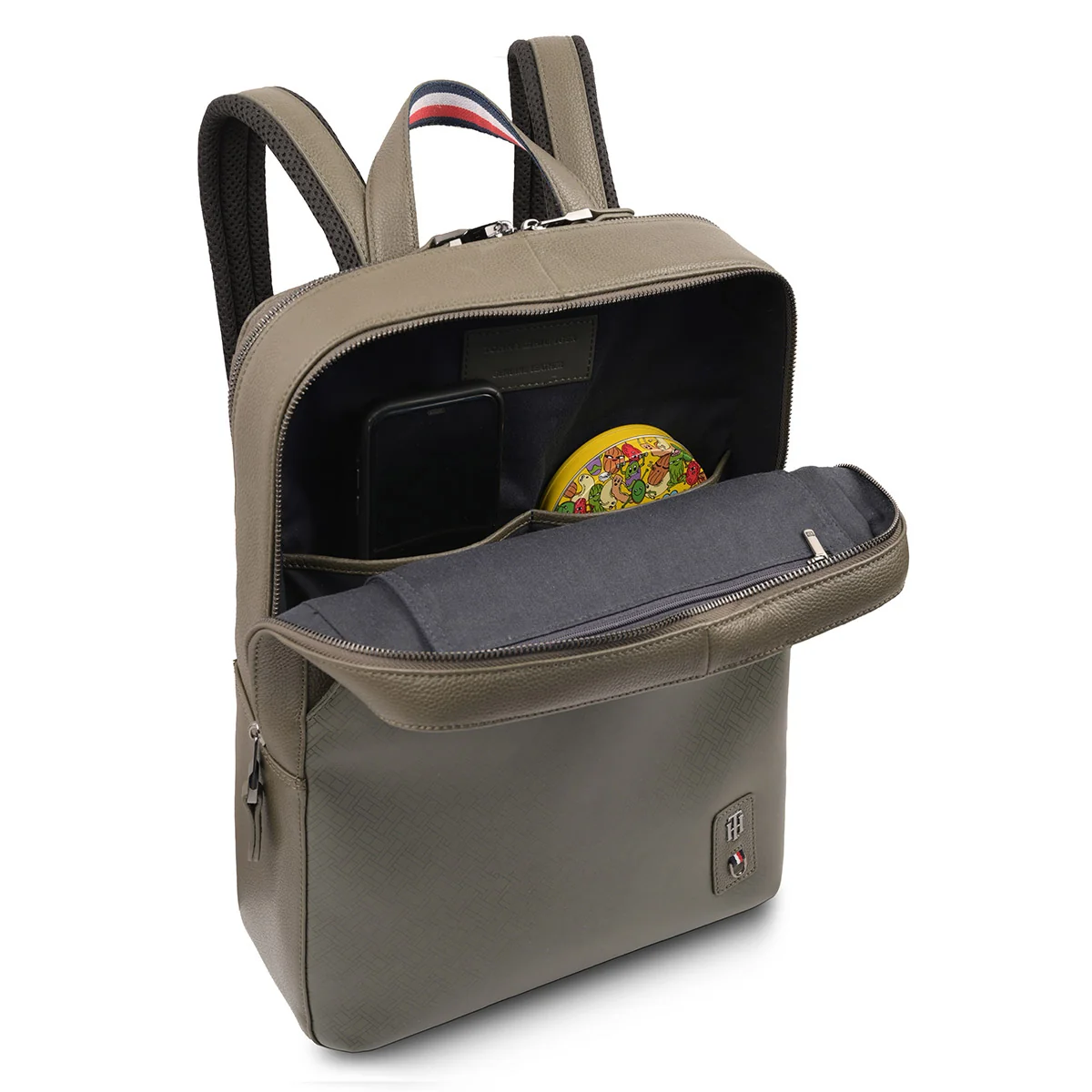 Tommy Hilfiger Premium Leather Line Prudence Laptop Backpack - Image 7