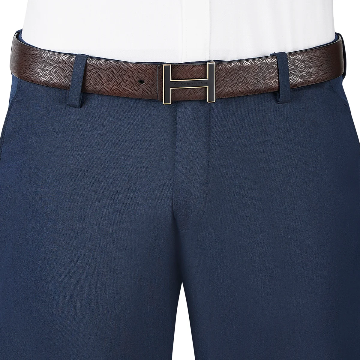 Tommy Hilfiger Randers Men's Reversible Leather Belt - Image 13