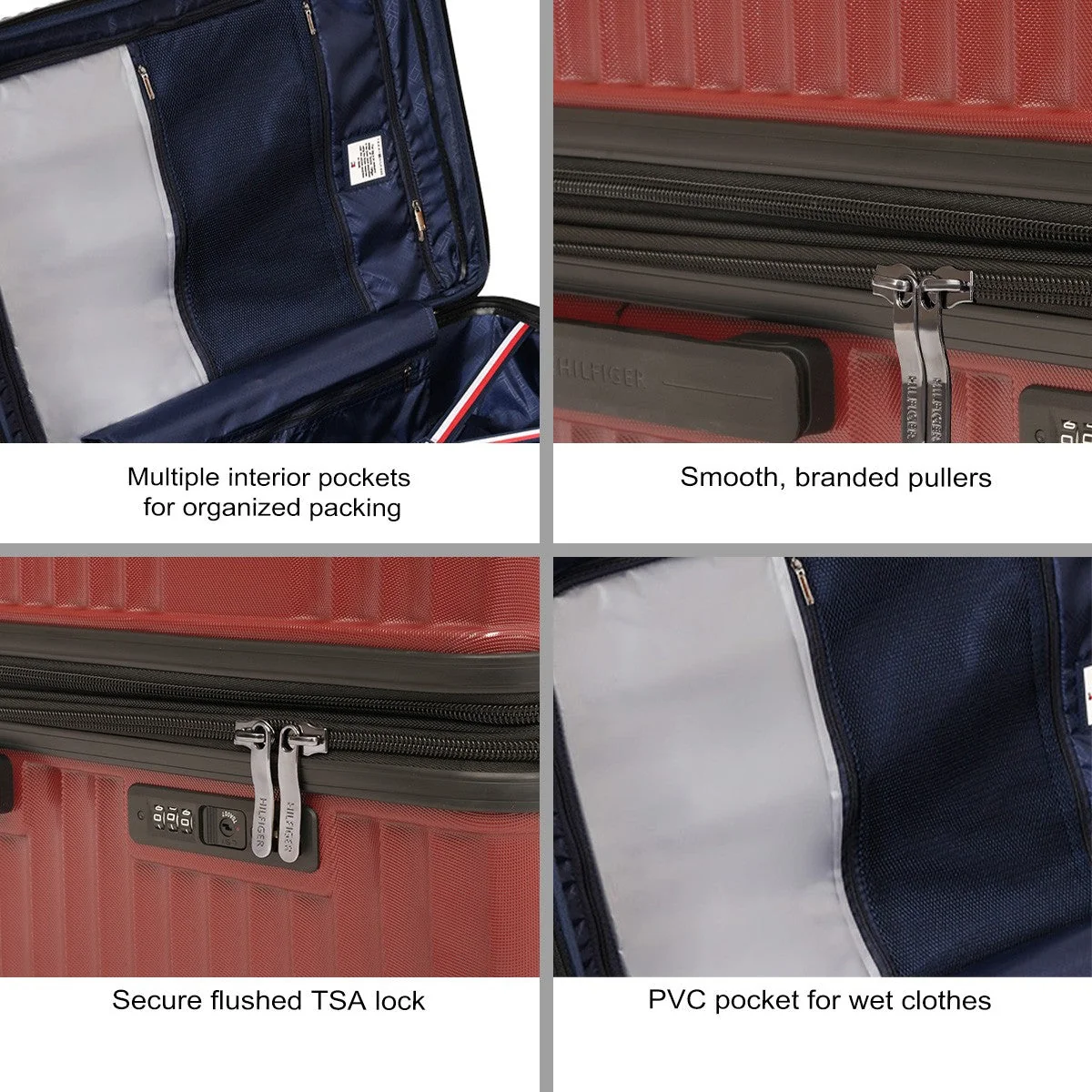 Tommy Hilfiger Rockfill X Hard Luggage - Image 30
