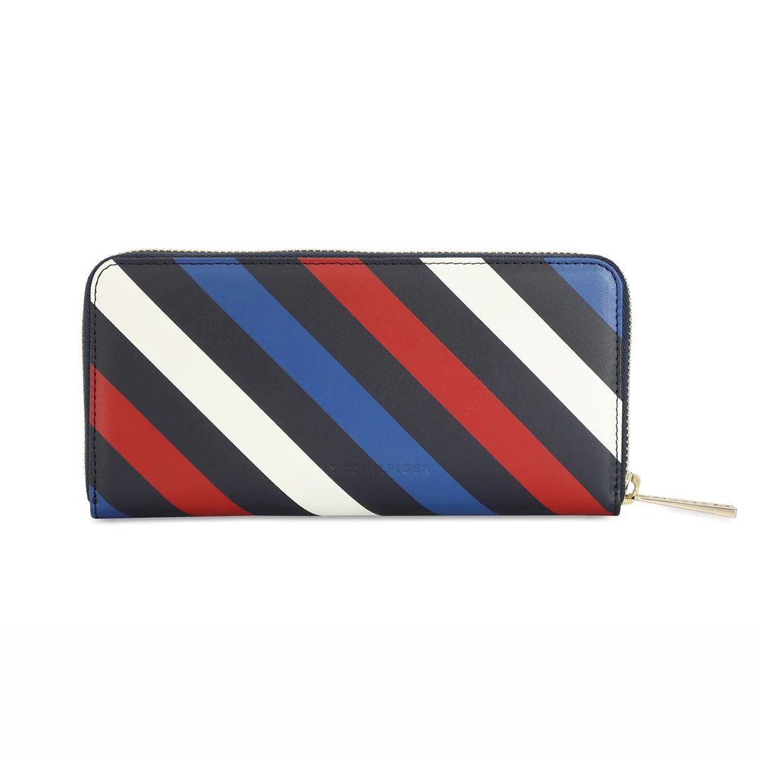 Tommy Hilfiger Rosa Women's Leather Zip Around Wallet-Navy - Image 2