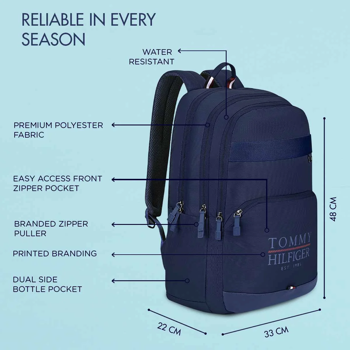 Tommy Hilfiger Slage Non Laptop Backpack - Image 6