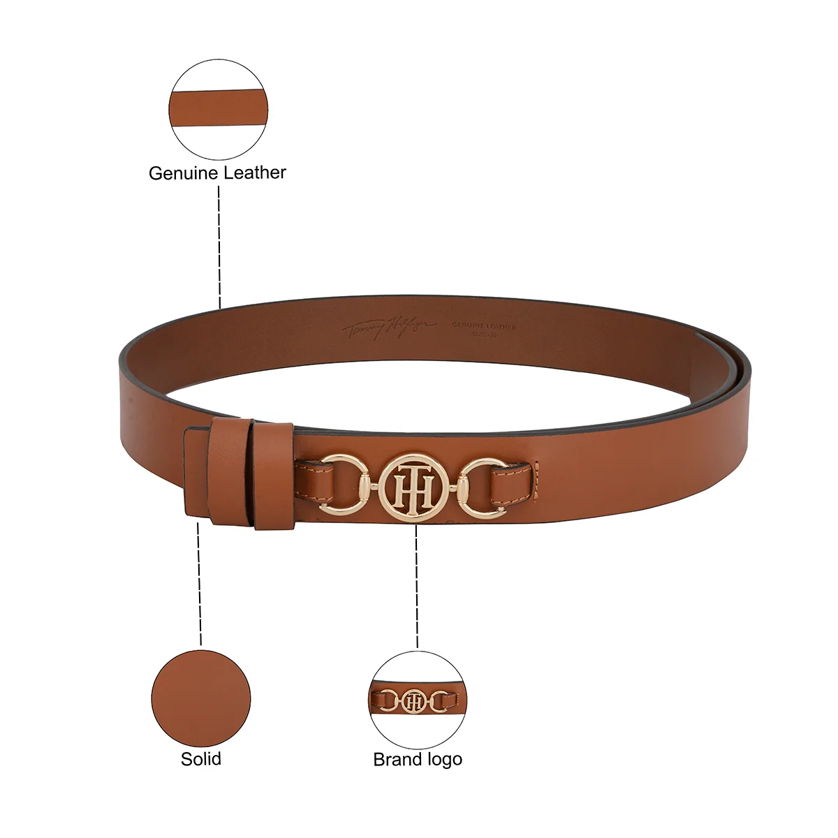 Tommy Hilfiger Kushina Women's Non Reversible  Belt - Image 4