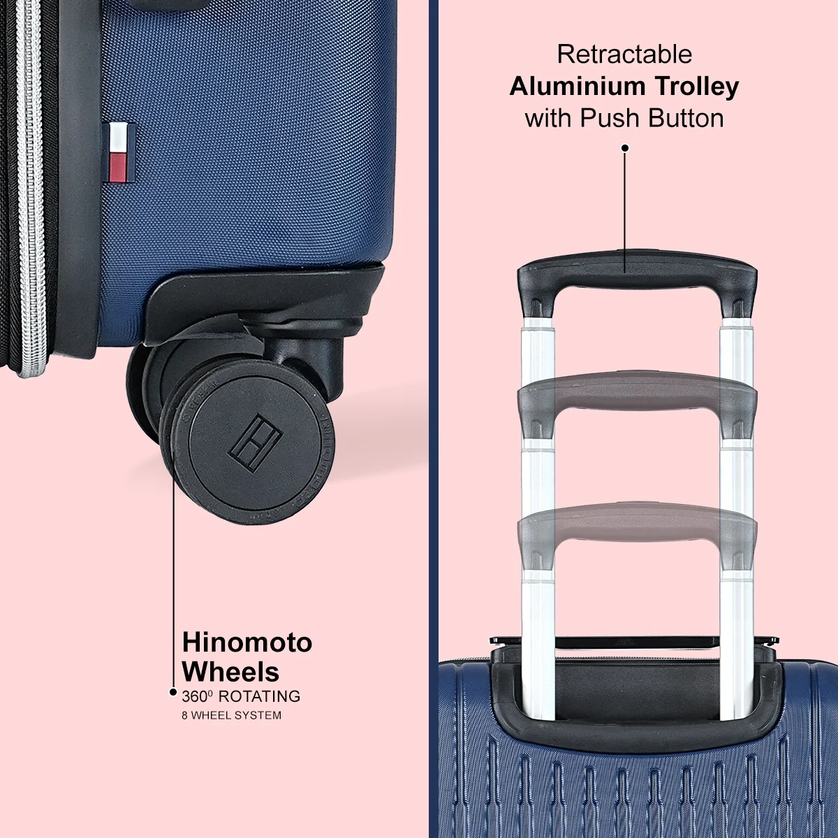 Tommy Hilfiger Stanford Hard Luggage - Image 3