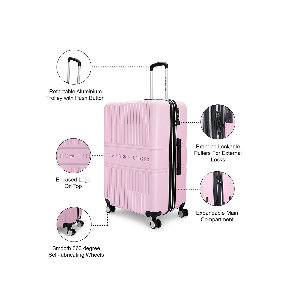 Tommy Hilfiger Stanford Hard Luggage - Image 4