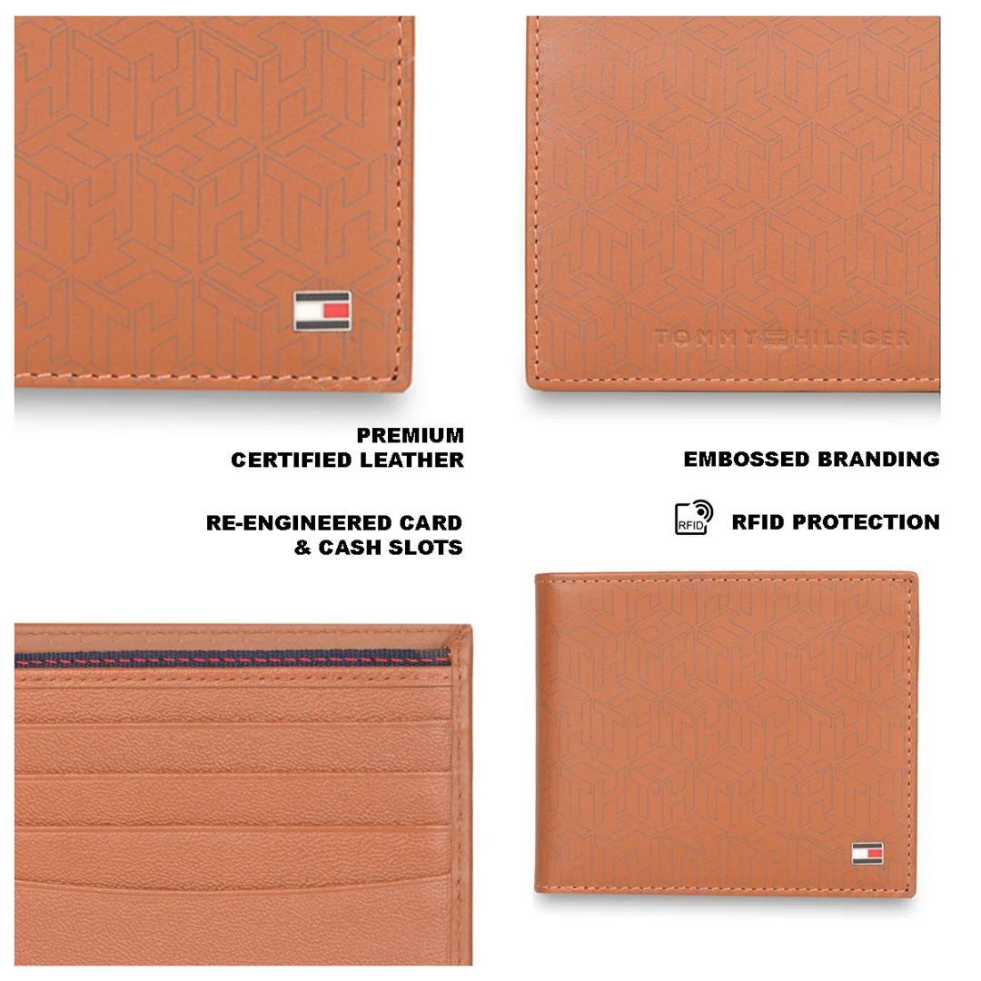 Tommy Hilfiger Stefano Men's Leather Global Coin Wallet - Image 12