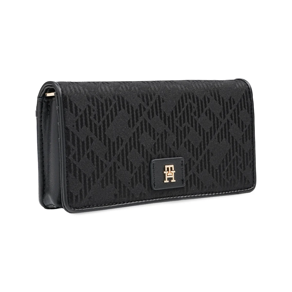 Tommy Hilfiger Trellis Women's Flap Wallet with Sling - Image 2
