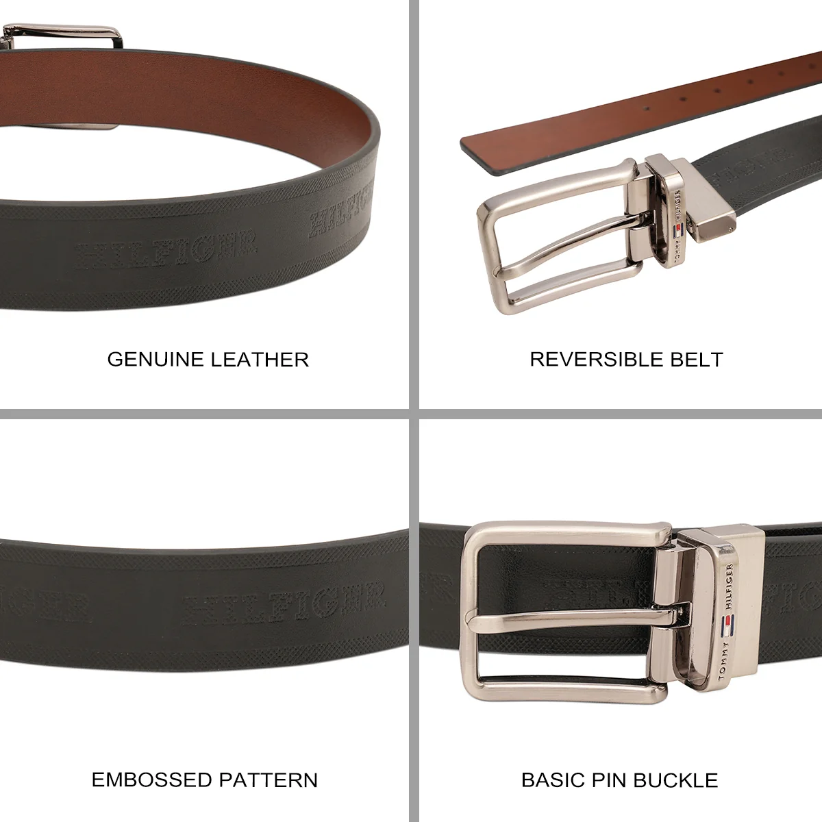 Tommy Hilfiger Voborg Men's Reversible Belt - Image 8