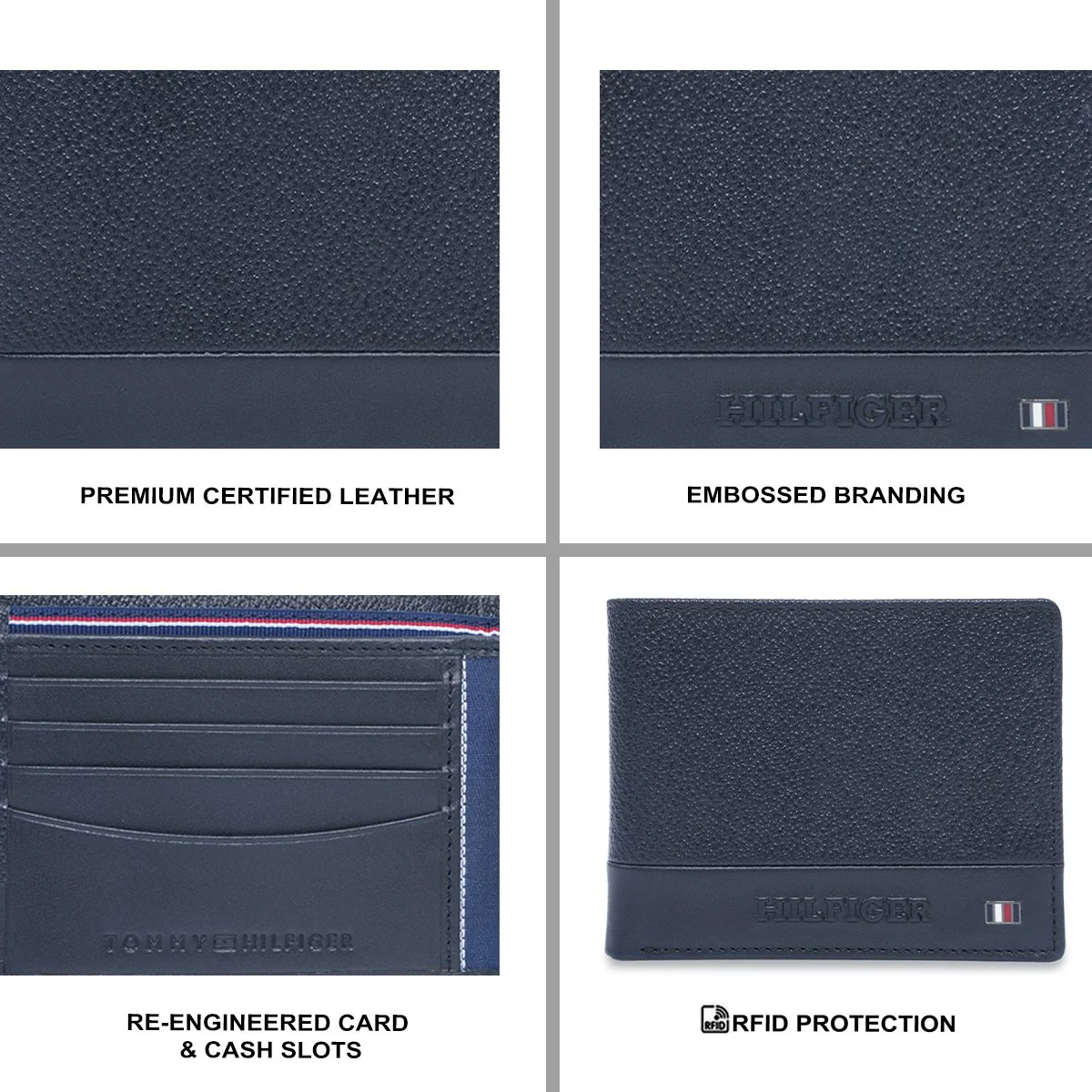 Tommy Hilfiger Savoia Men's Slimfold Wallet - Image 6