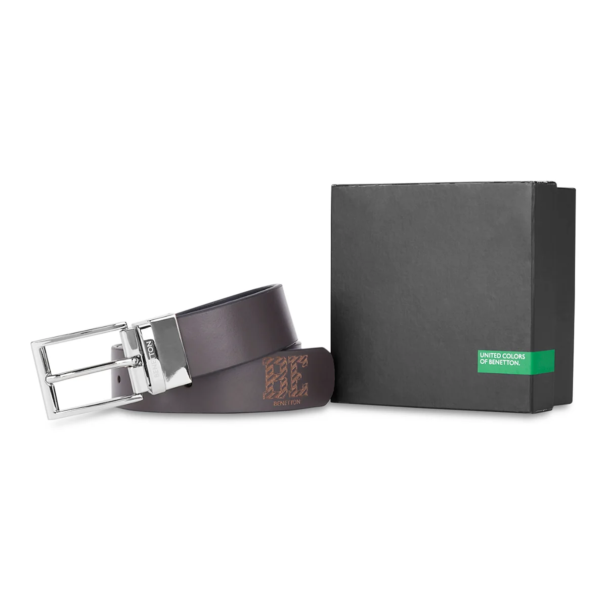 United Colors of Benetton Arno Men's Reversible Leather Belt - Image 15
